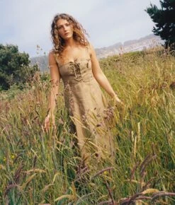 The Liza Dress | Olive Linen -AURIN Clothing Shop Liza1 6d275156 adf3 4488 8ffa f8c79d61b78a