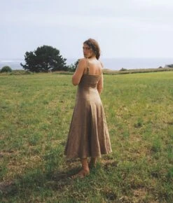 The Liza Dress | Olive Linen -AURIN Clothing Shop Liza2 34fd753c 7bca 4d77 831c fec8e0faac88