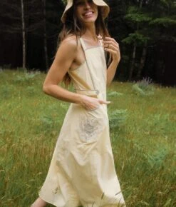 The Maia Dress | Chamomile Patchwork -AURIN Clothing Shop Maia