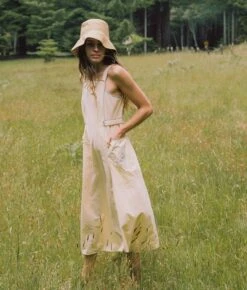 The Maia Dress | Chamomile Patchwork -AURIN Clothing Shop Maia2