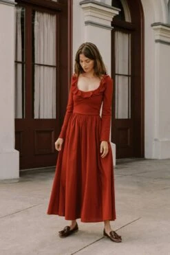 The Marion Dress | Red Dhalia