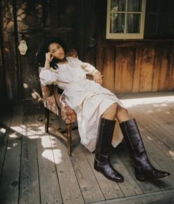 The Michelle Dress | Pomegranate -AURIN Clothing Shop Michelle3 1