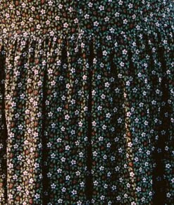 The Dawn Dress Extended | Night Strawberry -AURIN Clothing Shop NightStrawSwatchBig