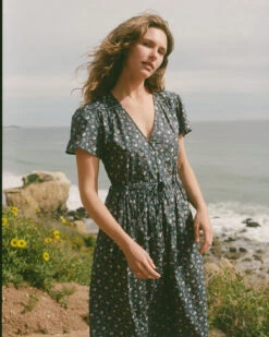 The Dawn Dress | Oat Straw Blue