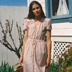 The Dawn Dress Petites | Oat Straw Cream 12 The Dawn Dress Petites | Oat Straw Cream -AURIN Clothing Shop OatStrawCreamFB