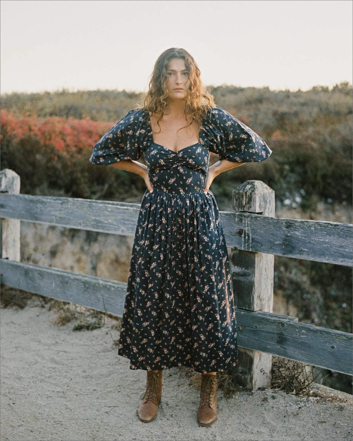 The Peyton Dress | Mums Ditsy Black 3 The Peyton Dress | Mums Ditsy Black