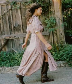 The Rachel Dress | Winter Plaid -AURIN Clothing Shop Rachel2