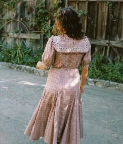 The Rachel Dress | Winter Plaid -AURIN Clothing Shop Rachel3