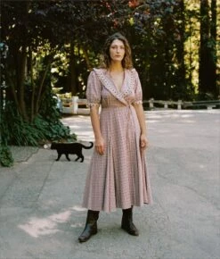 The Rachel Dress | Winter Plaid -AURIN Clothing Shop Rachel6