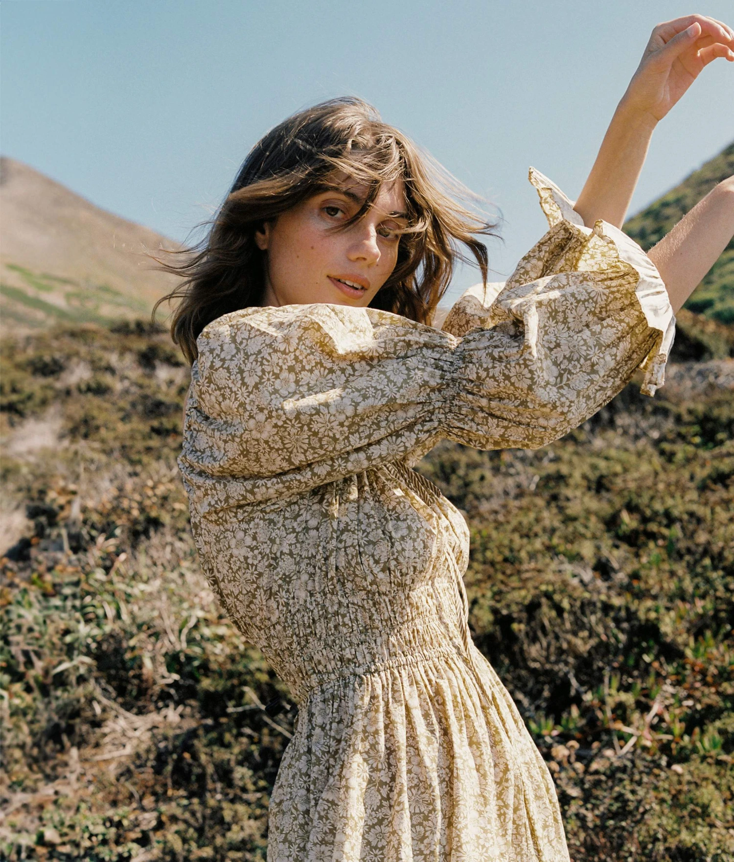 The Adelia Dress | Green Daisy 7 The Adelia Dress | Green Daisy - Image 5