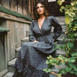 The Sarah Dress | Ginkgo Black -AURIN Clothing Shop Sarah fb feed bb9c588f 989c 42d4 ad3b 5d9e176c3f2c