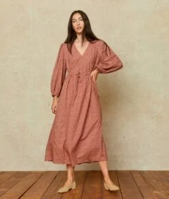 The Saunders Dress | Rooibos Harvest -AURIN Clothing Shop Saunders1 eadedd64 426f 4dad 8a90 3bdfbeaf9367