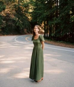 The Scarlet Dress | Forest Gauze -AURIN Clothing Shop Scarlet c1a9eb9e 99fa 4530 b8ff 17896eab84ae