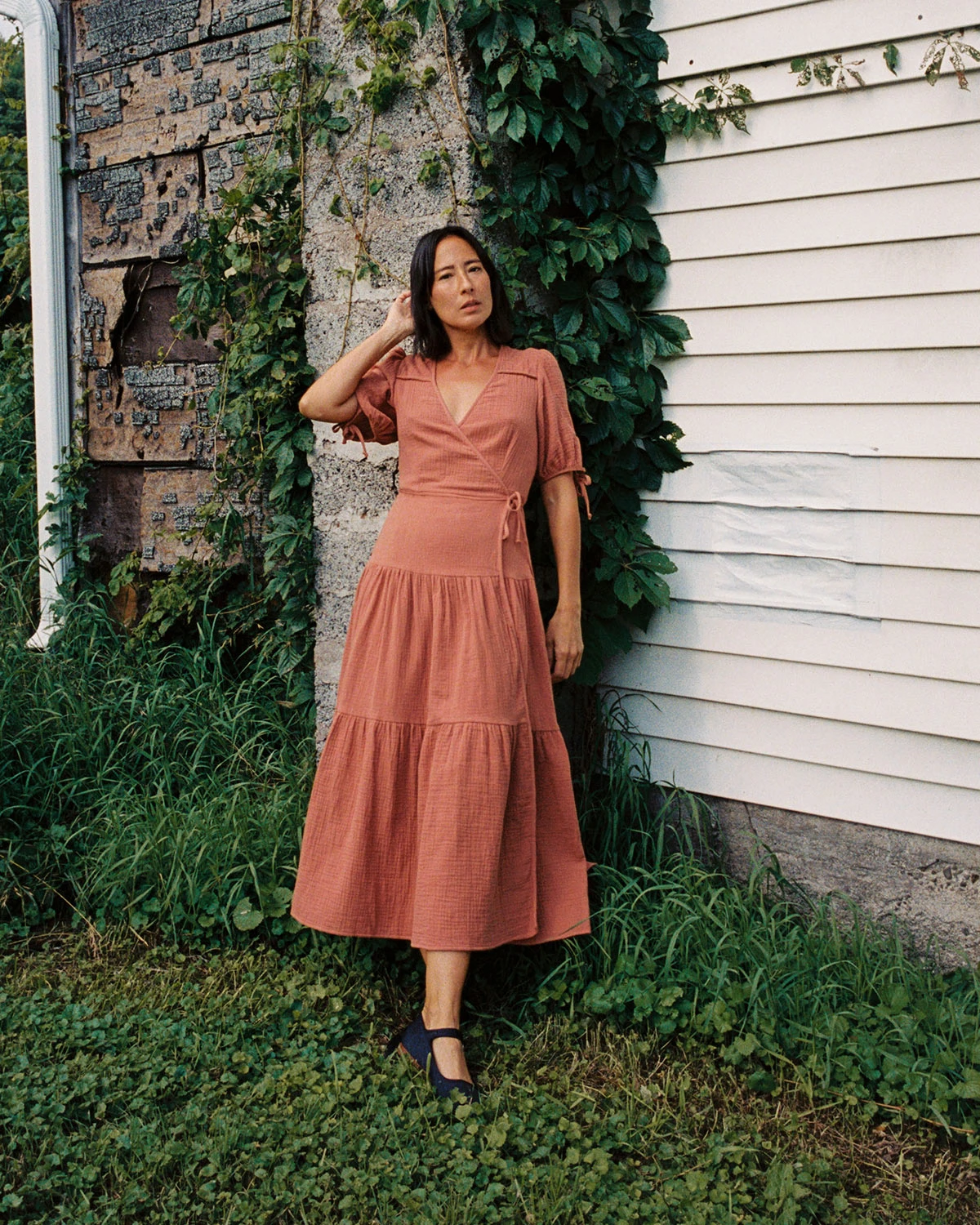 The Augusta Dress | Terracotta Gauze 3 The Augusta Dress | Terracotta Gauze