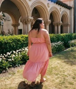 The Zuri Dress Extended | Salmon Frills Poppy -AURIN Clothing Shop Zuri2 8edd40db 8408 4511 bdc8 e22d809cfddb